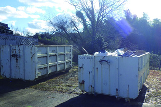 2025年末、地元治田地区にごみ回収用コンテナを設置の画像