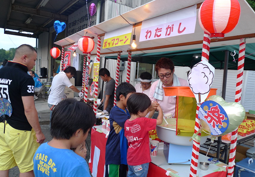 地元・大滝の夏祭りに参加の画像